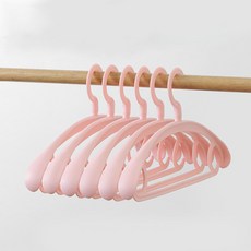 메디치트 와이드 숄더 미끄럼방지 옷걸이, 핑크, 10개