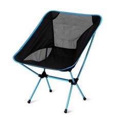 캘리웨이브 초경량 접이식 캠핑 의자, 스카이블루, 1개