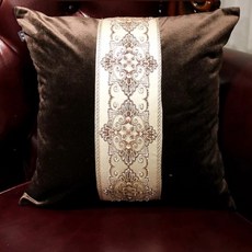 카리스 모던컬러 플란넬 쿠션커버