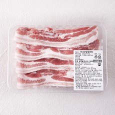국내산 돈육 삼겹살 로스 구이용 (냉장), 2.2kg, 1개