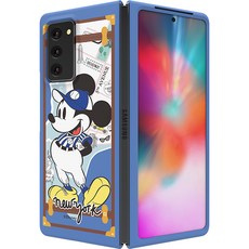 디즈니 렛츠 트래블 갤럭시 Z 폴드2 슬림 휴대폰 케이스