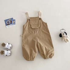 베베니즈 포켓포인트 캐쥬얼 멜빵바지