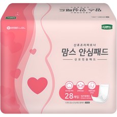 Depend 媽媽安心產褥墊, 28入, 1個, 均碼(20 x 53 公分)