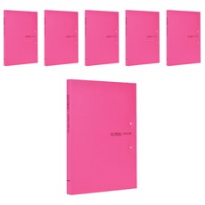 ECO Chungwoon 環保 A4 雙層文件夾 粉色 6入, 6本