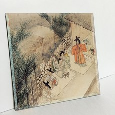 TDP名畫磁磚 E24 辛允福 無女神舞