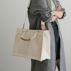 한땀작업실 가벼운 캔버스 멀티 에코백 + 크로스끈