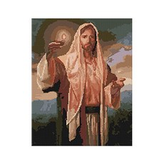 예수보석십자수