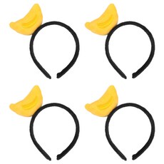 리빙다 과일 머리띠, 바나나, 4개