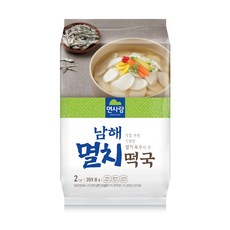 면사랑 남해 멸치 떡국 2인, 359.8g, 1개