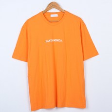 플레이즈 남성용 산타모니카 레터링 반팔 티셔츠