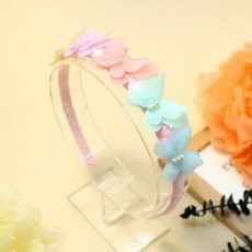 絲綢之路蓮花蝴蝶韓服髮箍