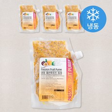 패션후르츠 퓨레 (냉동), 1kg, 4팩