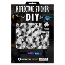 REFLECTIVE BERLIN反光貼紙DIY A4 KITE&DARTS, 灰色的, 1個