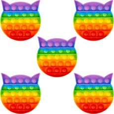레인보우 푸쉬 팝 고양이 PushPop9302(4) 5p, 혼합색상