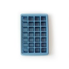 키친팩토리 파스텔 실리콘 얼음틀 28구, 1개, 블루