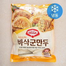 DELGA 육즙듬뿍 바삭 군만두 (냉동), 1008g, 1개
