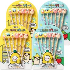 POPOFANCY LULULALA 可愛公仔鉛筆組 B芯 4入組, 4組, 4 組