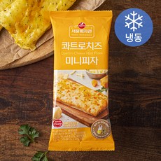 서울우유 콰트로치즈 미니피자 (냉동), 85g, 1개