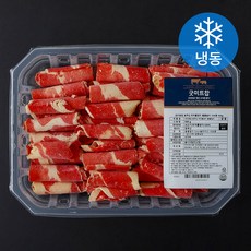 굿미트찹 호주산 우차돌양지 돌돌말이 샤브용 (냉동), 500g, 1개