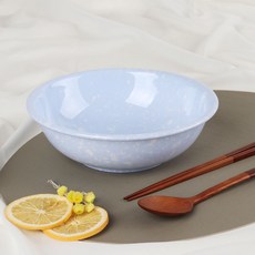 레트로 분식그릇 떡볶이 팝 짬뽕그릇, BLUE, 4개