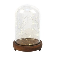 룸인 LED 일체형 유리돔 특대 15 x 25 cm, 전구색