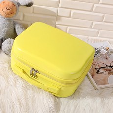 에나수 컬러 라운드 사각 출장 여행 메이크업 케이스 캐리어