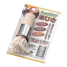 Echo 日本伸縮式木柄棉線油刷, 9cm, 1支, 木柄/棉線