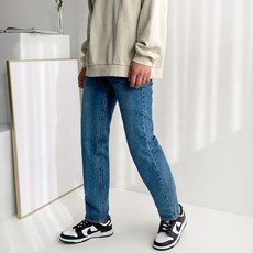 테이퍼드핏청바지