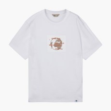 네파 남녀공용 그린 사이드 루즈핏 반팔 티셔츠