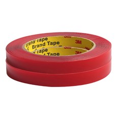 3M 壓克力透明雙面膠帶 14mm x 5m, 2捲