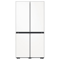 [색상선택형] 삼성전자 비스포크 4도어 키친핏 냉장고 615L 방문설치, RF60B91U2W6, 새틴 화이트