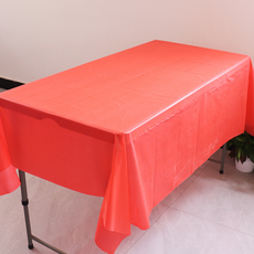 BETWEEN活動PE餐桌布 紅色 137*183cm, 1個, 1個