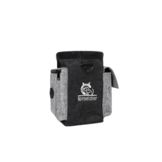 메이크포 강아지 훈련 간식 가방, 1개, 블랙