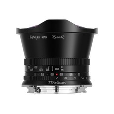 티티아티산 캐논 R 마운트 APS-C 어안렌즈 7.5mm F2 블랙