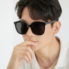 멜라크메 남여공용 빅 오버 캣츠 블랙 선글라스 - 이미지 3