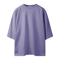 해리슨 특양면 오버핏 7부 티셔츠 MDL1450