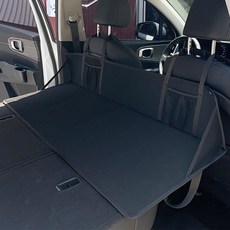 자동차 매트-추천-카몽 차박 자동차 뒷좌석 평탄화 보드, 블랙