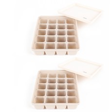 tgm 矽膠副食品分裝盒, 淺灰色, 2個