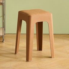 라라하우스 마리엔 사각 쿠션 스툴, 카멜, 1개