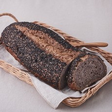 브로드카세 발효종 통밀 흑임자 깜바뉴, 500g, 1개