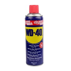 WD-40 防鏽潤滑劑, 清潔及防鏽, 排除濕氣, 解除鏽蝕零件, 消除噪音, 412ML, 1瓶
