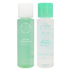 퍼니 젤네일 리무버 130ml + 클렌저 130ml 세트, 1세트 - as젤리무버