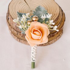 Ozuni 玫瑰鈴鐺胸花, 蜜桃