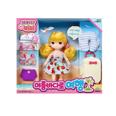 MIMI WORLD 迷你MIMI 海灘旅行組 Set, 迷你MIMI帶著行李箱去海邊, 1入