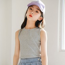 Pink B Junior 的 Chowon 羅紋無袖 T 卹