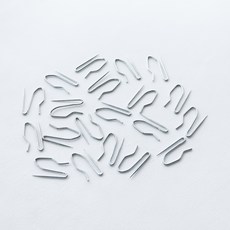Window Dress 窗簾針 20件組, 銀, 20個