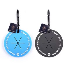 딩동펫 반려동물 라이프 풉백 홀더 세트, 블랙 + 블루, 2개입, 1세트 B 블랙, 블루, 1세트