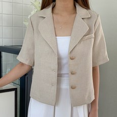 여성여름반팔자켓