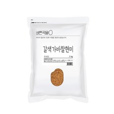 바른곡물 국산 갈색가바 찰현미, 2kg, 1개