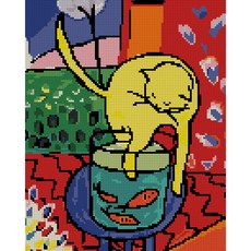 앙리마티스보석십자수